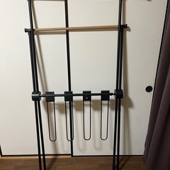 美品折りたたみＸ型物干しの画像