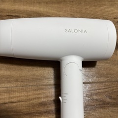 SALONIA サロニア スピーディーイオン ドライヤー 大風量 速乾 軽量 マイナスイオン ヘアドライヤー SL-013AW ホワイトの画像