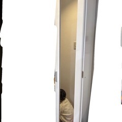 ミラー付きシューズボックスの画像