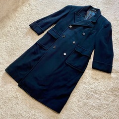 FLYING CROSS カシミヤ混 ウールコート S 日本製の画像