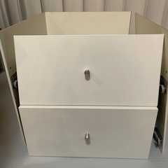 KALLAX カラックス　インサート引き出し2段の画像