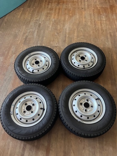 軽バン スタッドレス/鉄ホイール/キャップ