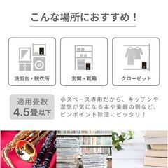 ドリテック コンパクト除湿機「ロワン」 JY-102の画像