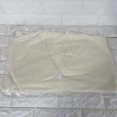 通学　学生　スクールカーディガン　白　フリーサイズ　男女兼用　新学期　通勤　29の画像