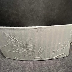 【無料配送可能】グレーマットレス　シングルの画像