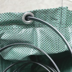 リーフバッグ　緑　500L ガーデンバッグ　落ち葉　収納　農作業　収穫　草の画像