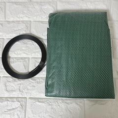 リーフバッグ　緑　500L ガーデンバッグ　落ち葉　収納　農作業　収穫　草の画像