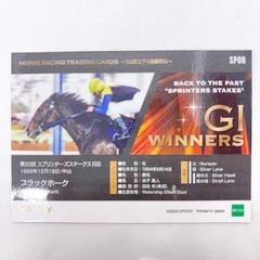 [50枚限定] 2022 EPOCH ブラックホーク ホースレーシング 2022下半期総集編 インサートカード エポック パラレル版の画像