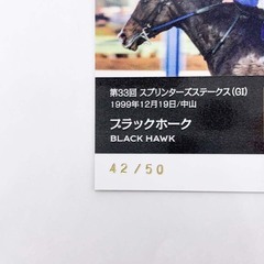 [50枚限定] 2022 EPOCH ブラックホーク ホースレーシング 2022下半期総集編 インサートカード エポック パラレル版の画像