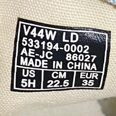 VANS AUTHENTIC デニムスニーカー 22.5cmの画像