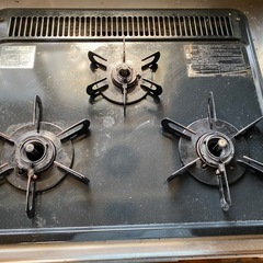 流し台　シンク　タカラスタンダード　ガスレンジ付きの画像