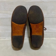 NORTH WORKS モカシン ブラウン 牛革 ヌバック 革靴　22.5cmの画像