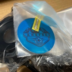 展示品未使用17インチアルミホイール ランドフット 7J+35 5H114.3PCD ハリアーデリカD5などにの画像