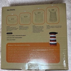 折りたたみ椅子 伸縮式 耐荷重400kg 軽量 クッション付 アウトドアの画像