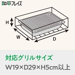 和平フレイズ(Wahei freiz) グリルパン 17×27cm 鉄 魚焼きグリルを有効活用! ランチーニ RB-1570の画像