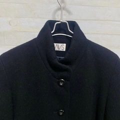 SAVS ウール アルパカ混 ショートコート ジャケット 黒 9号　Ｍサイズの画像