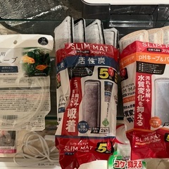 ガラス水槽セット（エアポンプ・フィルター・金魚のエサ・LED照明・保証書付き）の画像