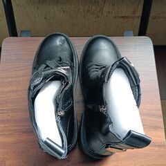 新品 22.5cm レディース ブーツ ブラック 厚底 シューズ サイドゴア 識別番号:【B164-Z】の画像