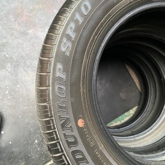 DUNLOP  SP10 145/80R13 4本 中古　の画像