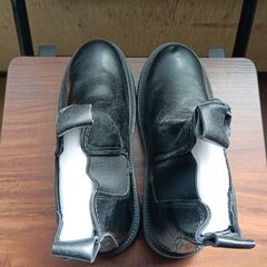 新品 24cm レディース ブーツ ブラック 厚底 シューズ サイドゴア 識別番号:【B163-Z】の画像