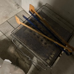 バーベキュー　炭の画像