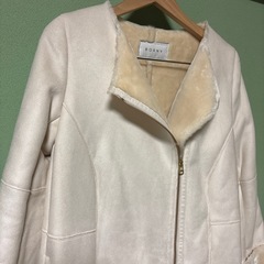 美品　フェイクムートンコートの画像