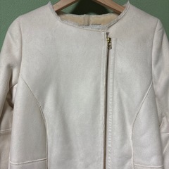 美品　フェイクムートンコートの画像