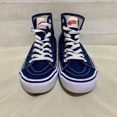 VANS SK8-HI 23cm ネイビー ハイカットスニーカーの画像