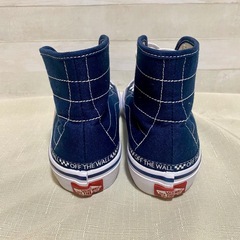 VANS SK8-HI 23cm ネイビー ハイカットスニーカーの画像
