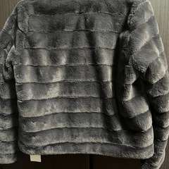 新品未使用 タグ付き ヴァン リバーシブル エコファー ジャケット モカ 9号の画像