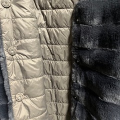 新品未使用 タグ付き ヴァン リバーシブル エコファー ジャケット モカ 9号の画像