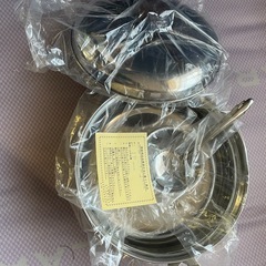 決まりました　　　
ステンレス鍋　　新品の画像