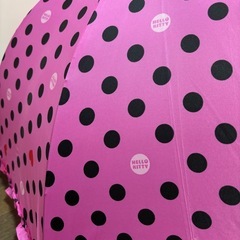 子供用　傘　キティちゃんの画像