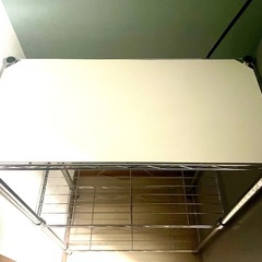 ニトリ スチールラックの画像