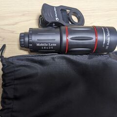 望遠レンズ付きスマホレンズ の画像