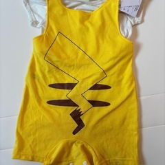 ピカチュウ　ロンパース　80 新品の画像