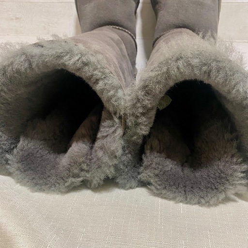 UGG グレー リボンブーツ クラシックトール 22cm