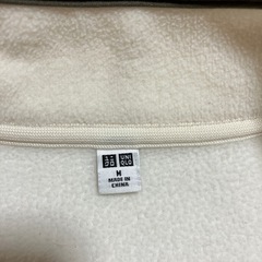 メンズ ユニクロ ハーフジップフリース Mの画像