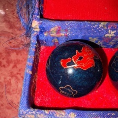 GY1123 中国　健身球　健康球　音玉　マッサージボールの画像