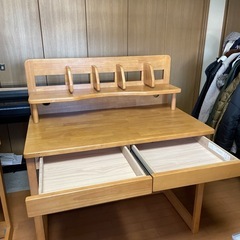 【お取り引き中】
学習机（ワゴン付き ）お譲りします！ の画像