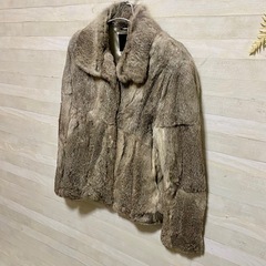 UNTITLED ラビットファーコート サイズ44 Ｌサイズの画像