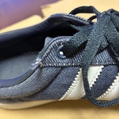 アディダス スニーカー キャンパス ネイビー デニムの画像