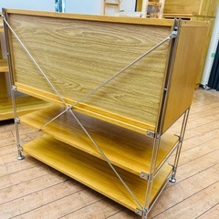 無印のステンレスユニットシェルフの画像