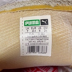 PUMA MATCH プーマ マッチ スニーカー 26cm 白赤の画像