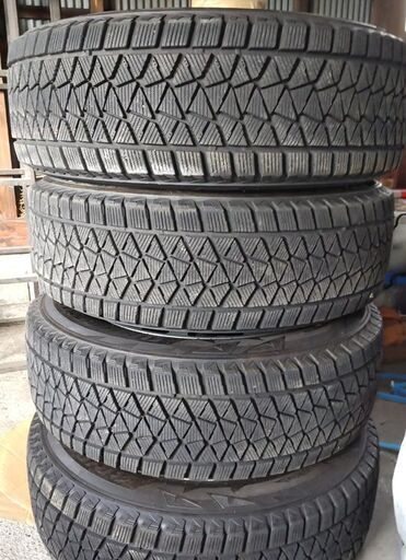 BSスタッドレスタイヤ／ホイール　4本セット 225/65/R17　ハリアー