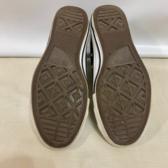 CONVERSEコンバース オールスターハイカット レザーブラック24.5cmの画像