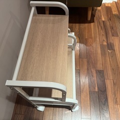 山善　　デスク下ワゴン　　幅70の画像