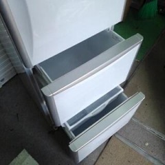 日立 3ドア冷蔵庫 R-S370DMV 365L 2013年製 自動製氷 真空チルド の画像