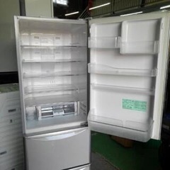 日立 3ドア冷蔵庫 R-S370DMV 365L 2013年製 自動製氷 真空チルド の画像