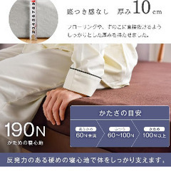 タンスのゲン マットレス シングル【全部洗える】の画像